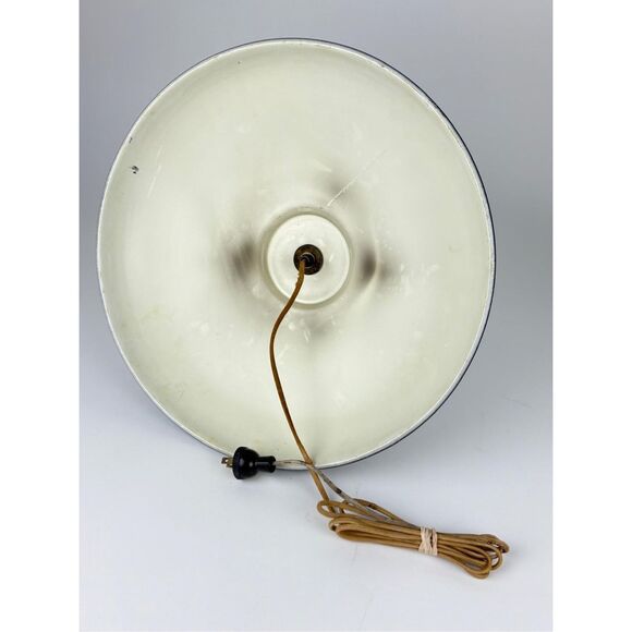 Vtg MCM Bakelite Style Globe Orb Table Accent Lamp Light w/ Aluminum Base Large - Picture 12 of 14